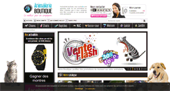 Desktop Screenshot of animalerie-boutique.com